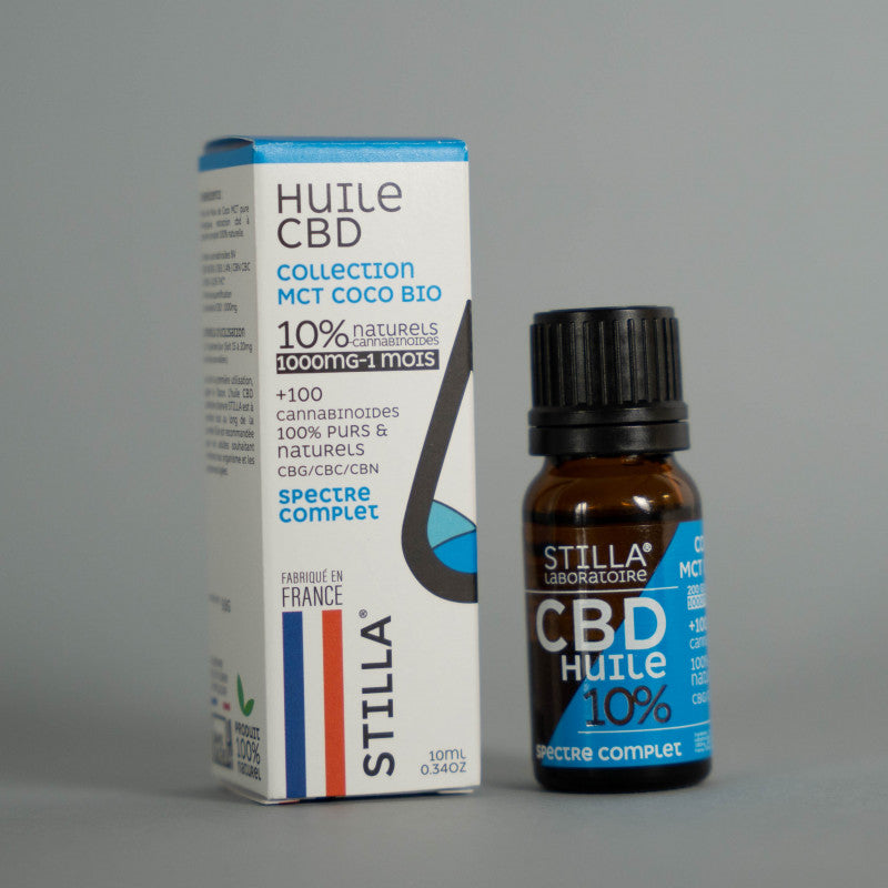 Huile CBD MCT Coco 10% Stilla