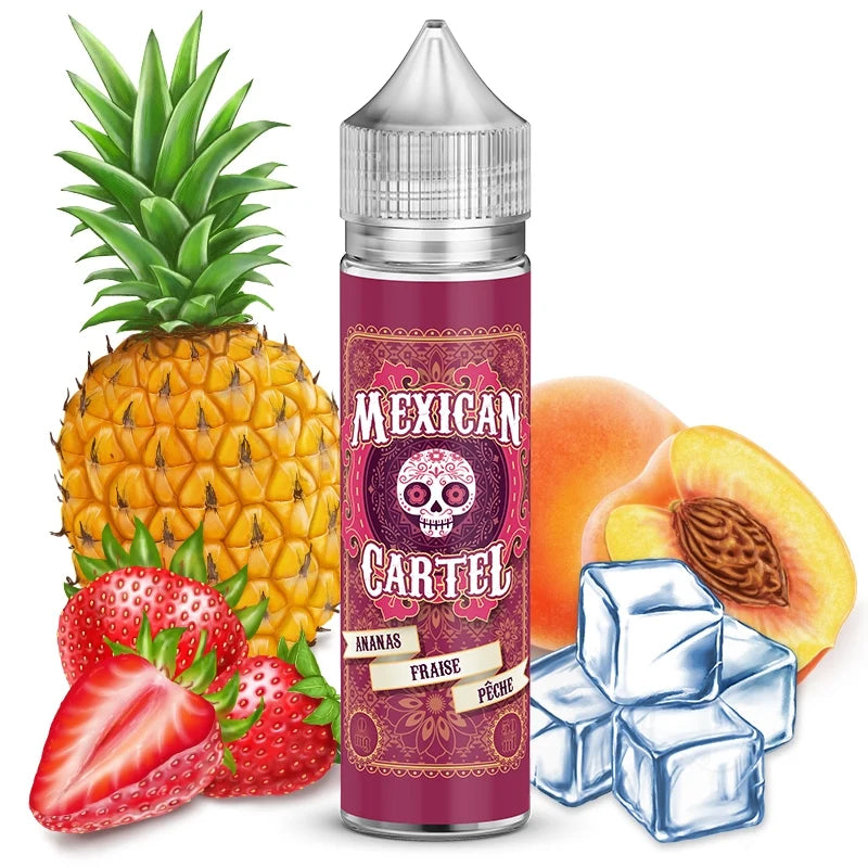 E-liquide Mexican Cartel Ananas Fraise Pêche frais