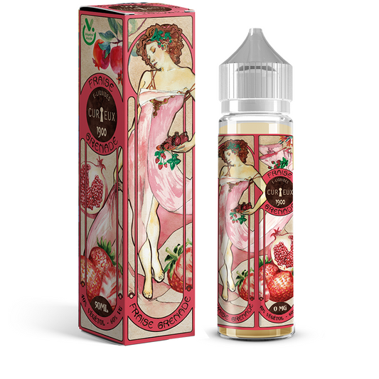 E-liquide Le Curieux édition 1900 Fraise Grenade