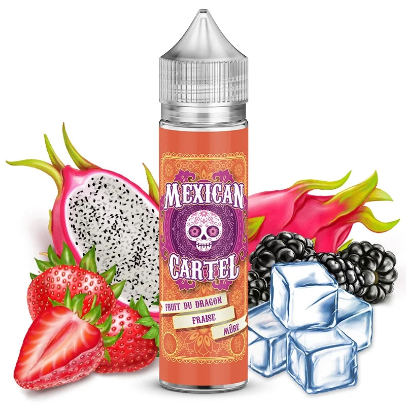 E-liquide Mexican Cartel Fruit du dragon Fraise Mure