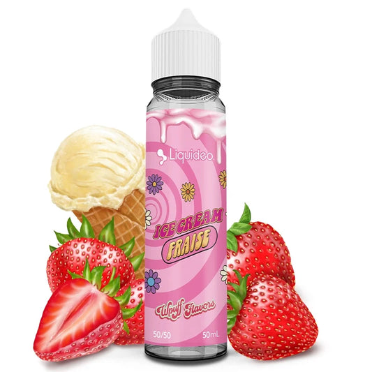 E-liquide ice cream fraise