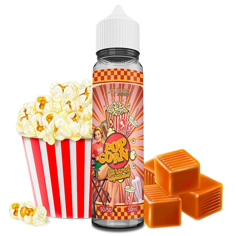E-liquide pop corn caramel